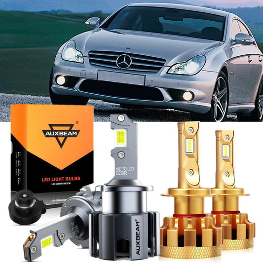 Para Mercedes-Benz CLS63 AMG 2007-2011 con faros HID, bombillas LED, haz alto y bajo