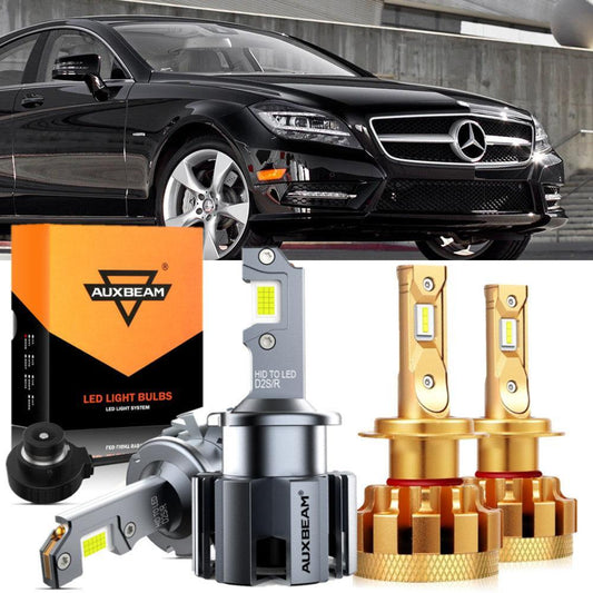 Para Mercedes-Benz CLS550 2007-2011 con faros HID, paquete de bombillas LED de haz alto y bajo