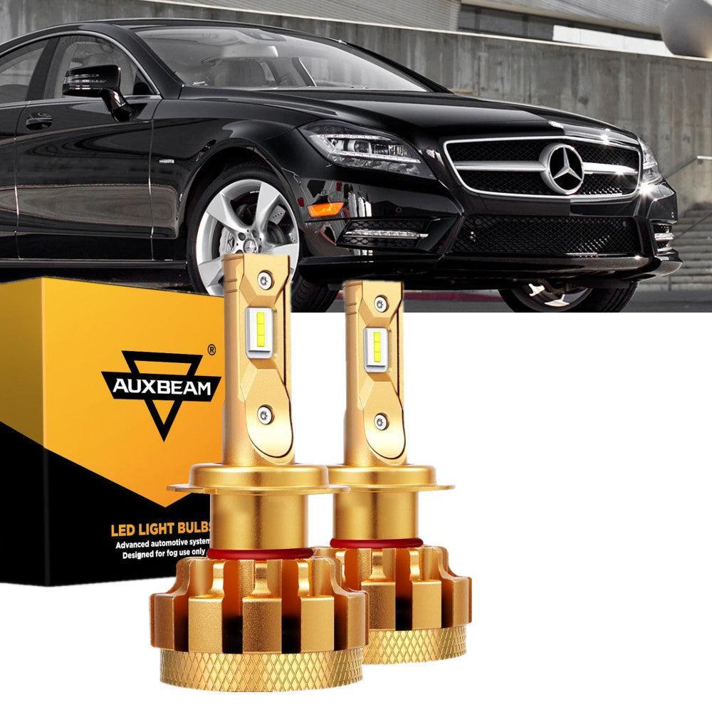 Para Mercedes-Benz CLS550 2007-2011 con faros halógenos serie F-16 Plus bombillas LED Canbus integradas paquete de haz alto y bajo