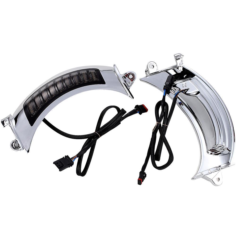 Lumières De Signalisation LED Vent Avant Avec DRL Pour Harley Road Glide MS-SG15 2015-2020