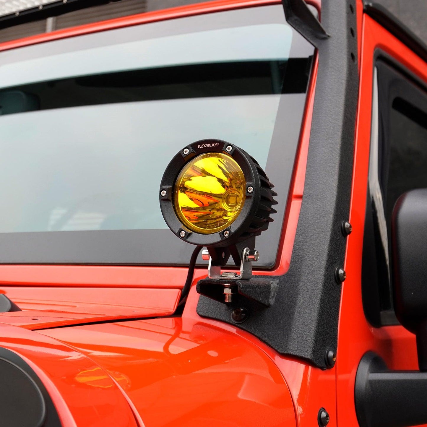 C4 Series | 4 Inch 100W Spot Round LED Pods Amber LED Driving Lights 