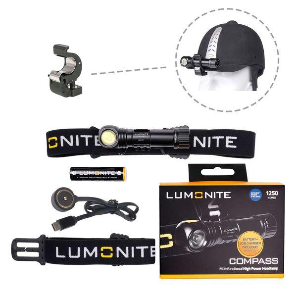 Riding lamp LUMONITE® Compass, 1250 lm - SPEED LIGHT