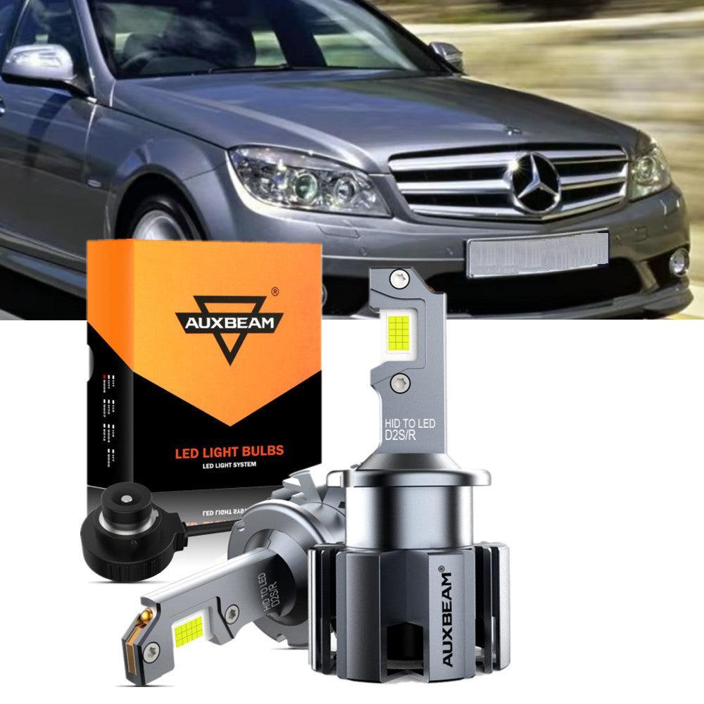 Para Mercedes-Benz C350 2006-2007 con faros HID, paquete de bombillas LED de haz alto y bajo