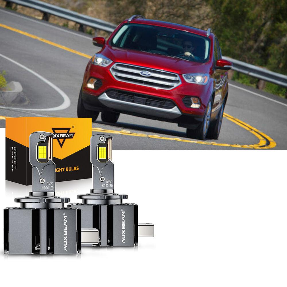 For 2018-2019 Ford Escape H1 D3S LED Headlight Bulbs Bundle 