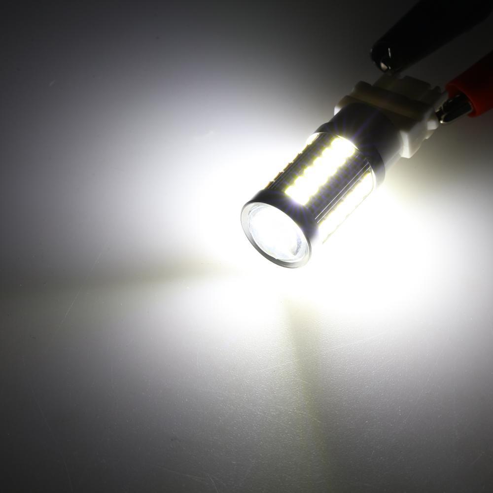 3156 LED Backup Reverse/Turn Signal/Brake Tail Light Bulbs 20W 4000LM 6500K White 33LED Series | 2 Bulbs
