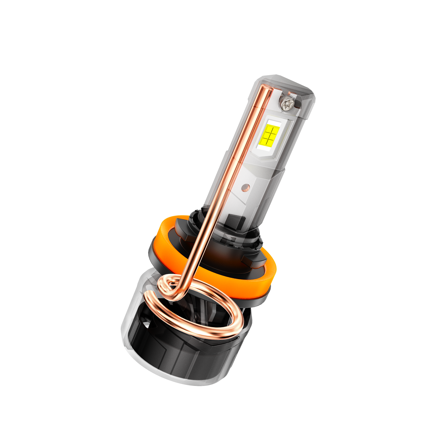 🆕H11+H11 LED Headlight Bulbs 100W 22000LM F18 Series 1:1 Mini Size 6500K Cool White | 4 Bulbs