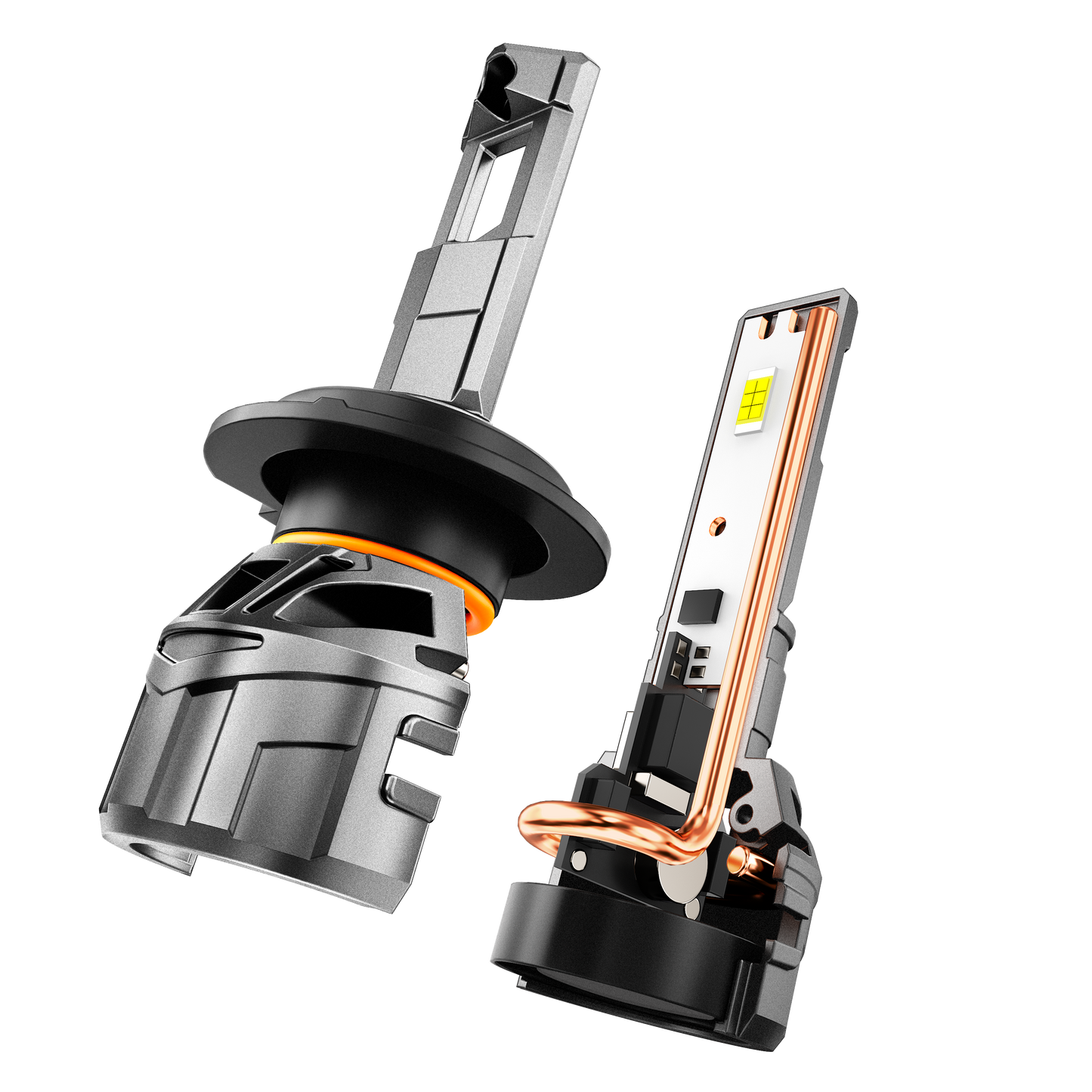 🆕H7 LED Headlight Bulbs 100W 22000LM F18 Series 1:1 Mini Size 6500K Cool White | 2 Bulbs