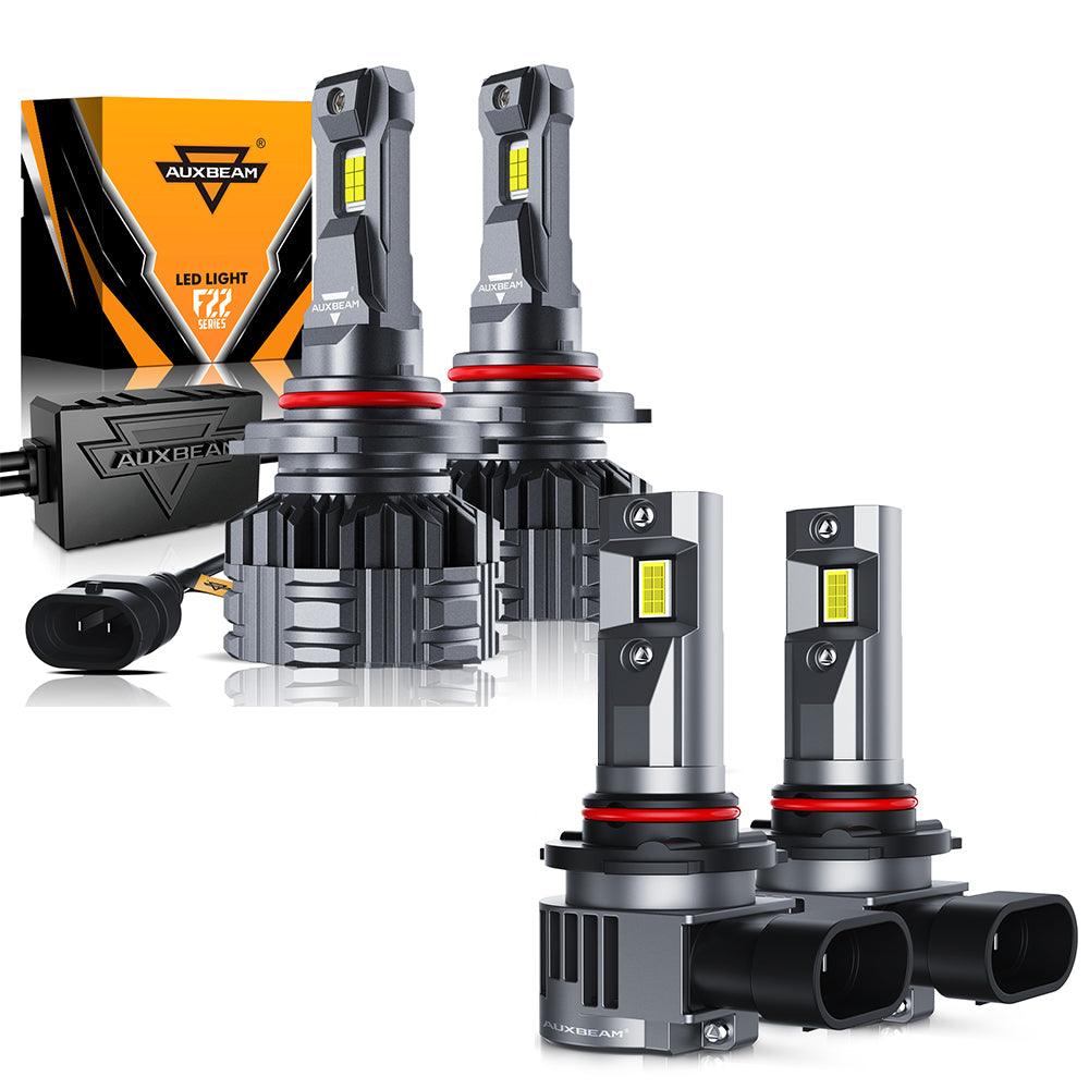 9012 LED Headlight Bulbs 110W 24000LM F22 Series High Brightness 6500K Cool White | 2 bulbs