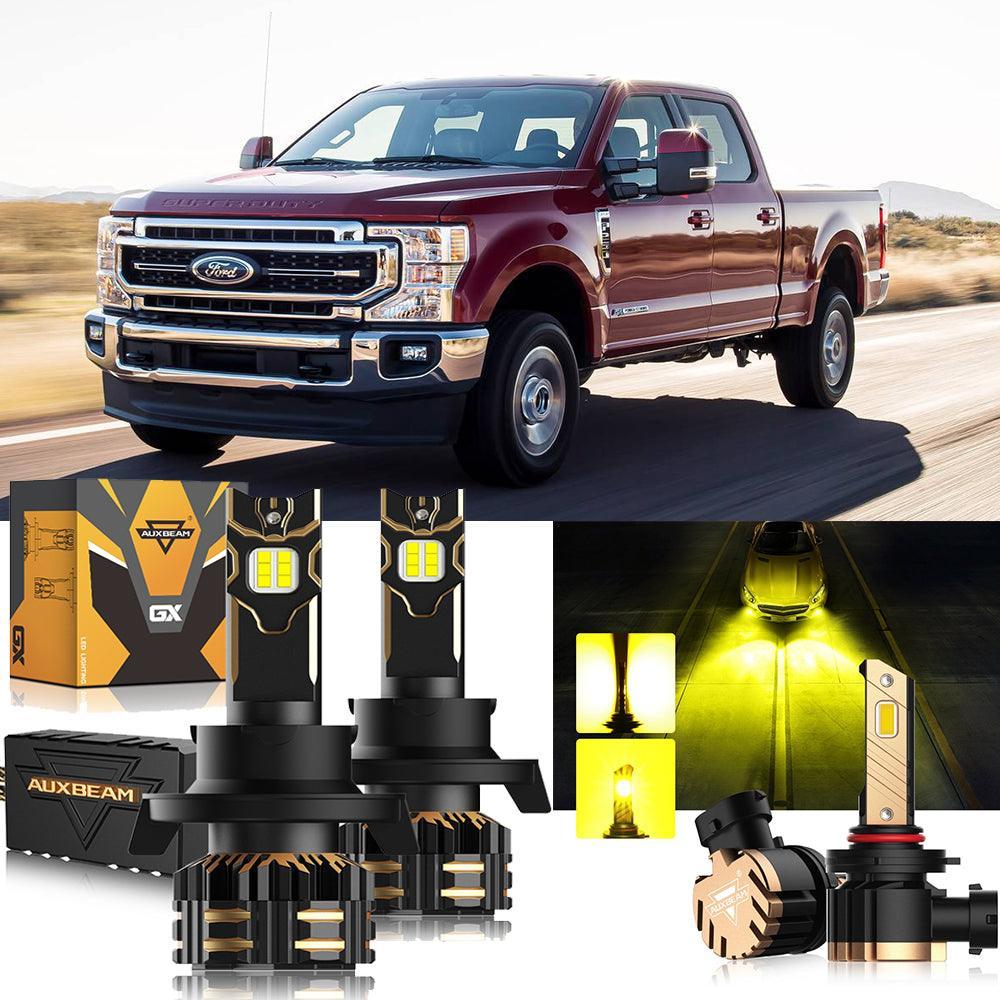 Para bombillas de faros delanteros LED H13 para Ford F-350 Super Duty 2011-2020 