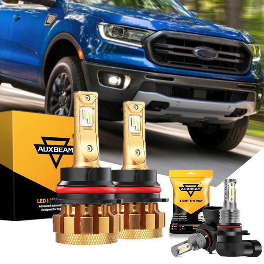 Para Ford Ranger F-16 Plus Series 2000-2011 9007 Canbus incorporado grado automotriz 14000LM bombillas LED paquete de haz alto y bajo