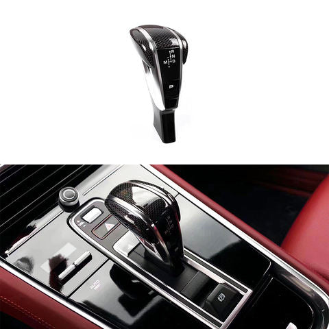 Levier De Vitesse En Fibre De Carbone Pour Porsche 2018-2023 Cayenne Panamera 971 9Y0