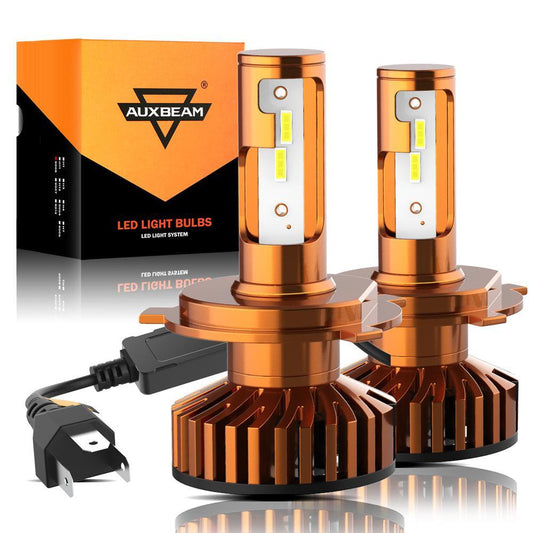 Bombillas LED para faros delanteros H4/9003 52W 10000LM Serie F2 Tamaño mini 6500K Blanco frío | 2 bombillas