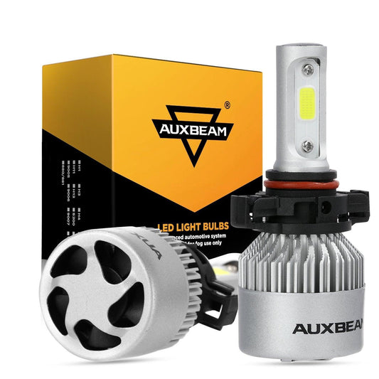 5202 Bombillas de faros LED 72W 8000ML Serie S2 Super Brightes COB 6500K Blanco frío | 2 bombillas 