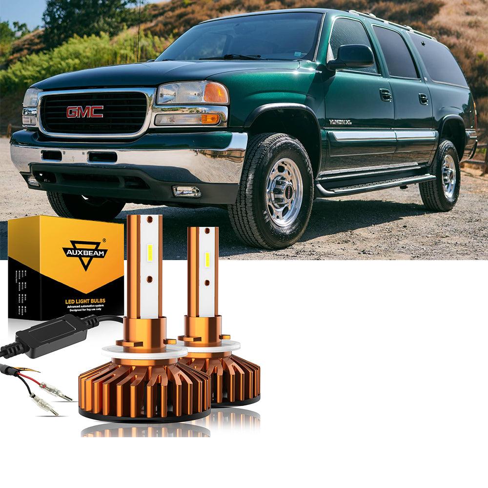 For 2000-2001 GMC Yukon XL 1500 9005 9006 LED Headlight Bulbs Bundle