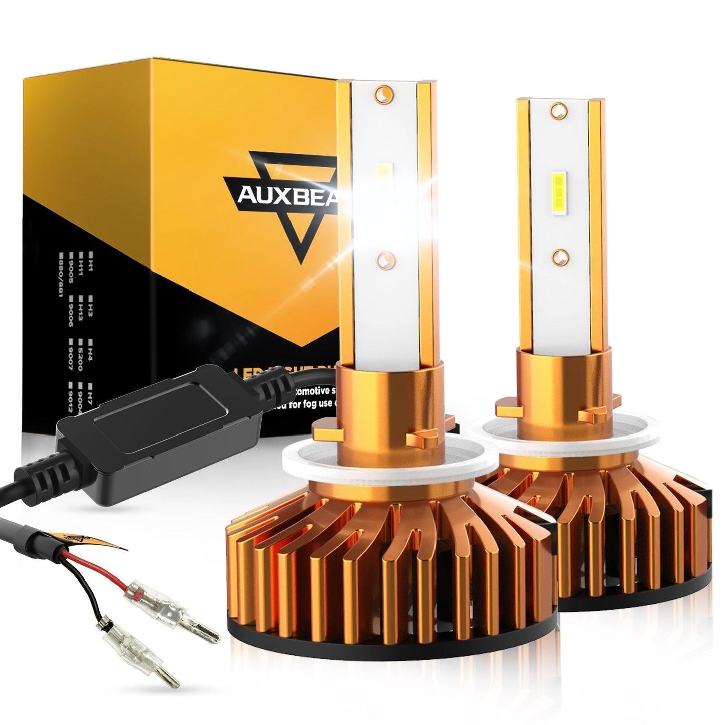 Para Chevrolet Silverado 2500 HD F-16 Plus Series 2001-2002 Canbus incorporado Grado automotriz 14000LM Bombillas LED Paquete de haz alto y bajo