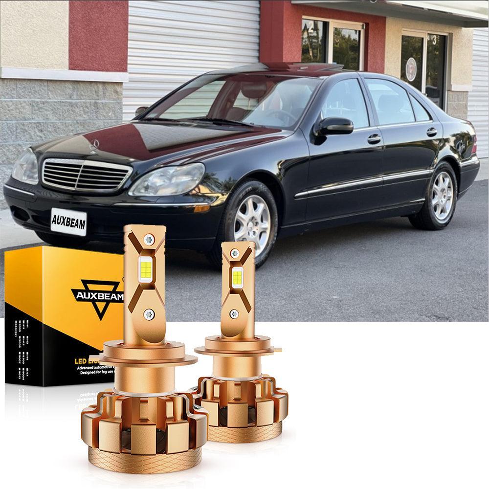 Para Mercedes-Benz S500 2000-2006 con faros HID, paquete de bombillas LED de haz alto y bajo