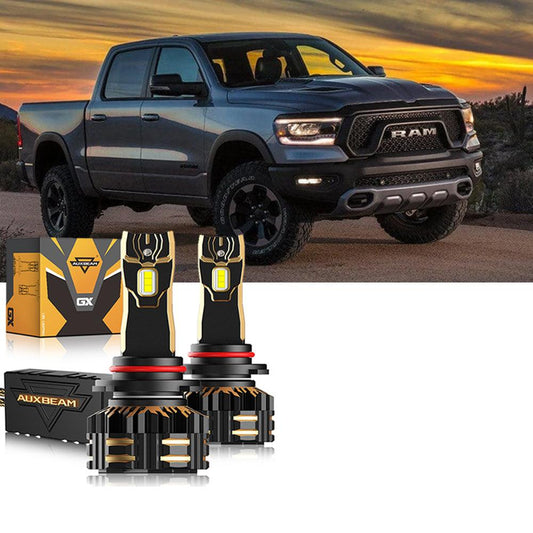 For 2018-2019 Ram 1500 (without projector-type headlights) 9005 H11 LED Headlight Bulbs Bundle 