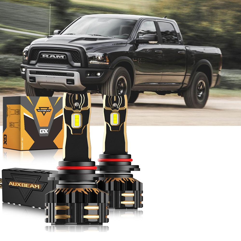 For 2015 Ram 1500 (with projector-type headlights) 9005 9012 LED Headlight Bulbs Bundle 