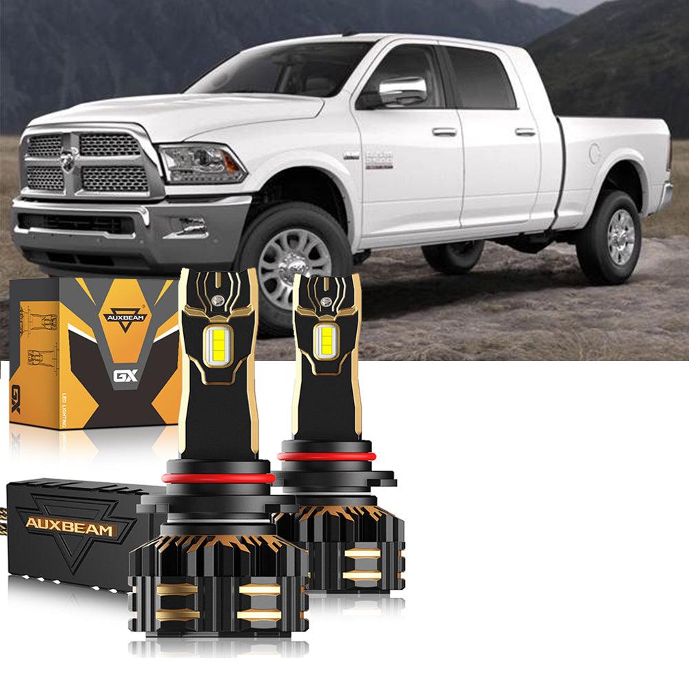 For 2018-2019 Ram 2500 (with projector-type headlights) 9005 9005 LED Headlights Bulbs Bundle 