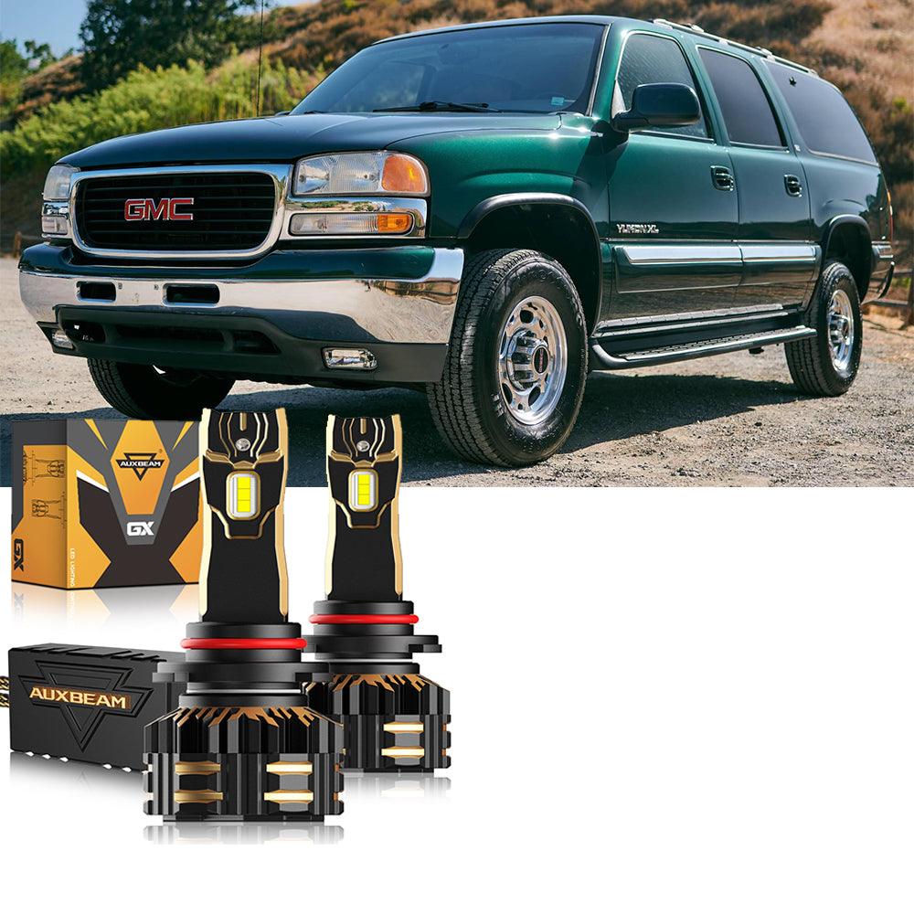For 2000-2001 GMC Yukon XL 1500 9005 9006 LED Headlight Bulbs Bundle