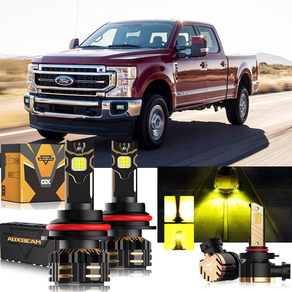 Para Ford F-350 Super Duty 2000-2004 9007 bombillas LED para faros delanteros. 