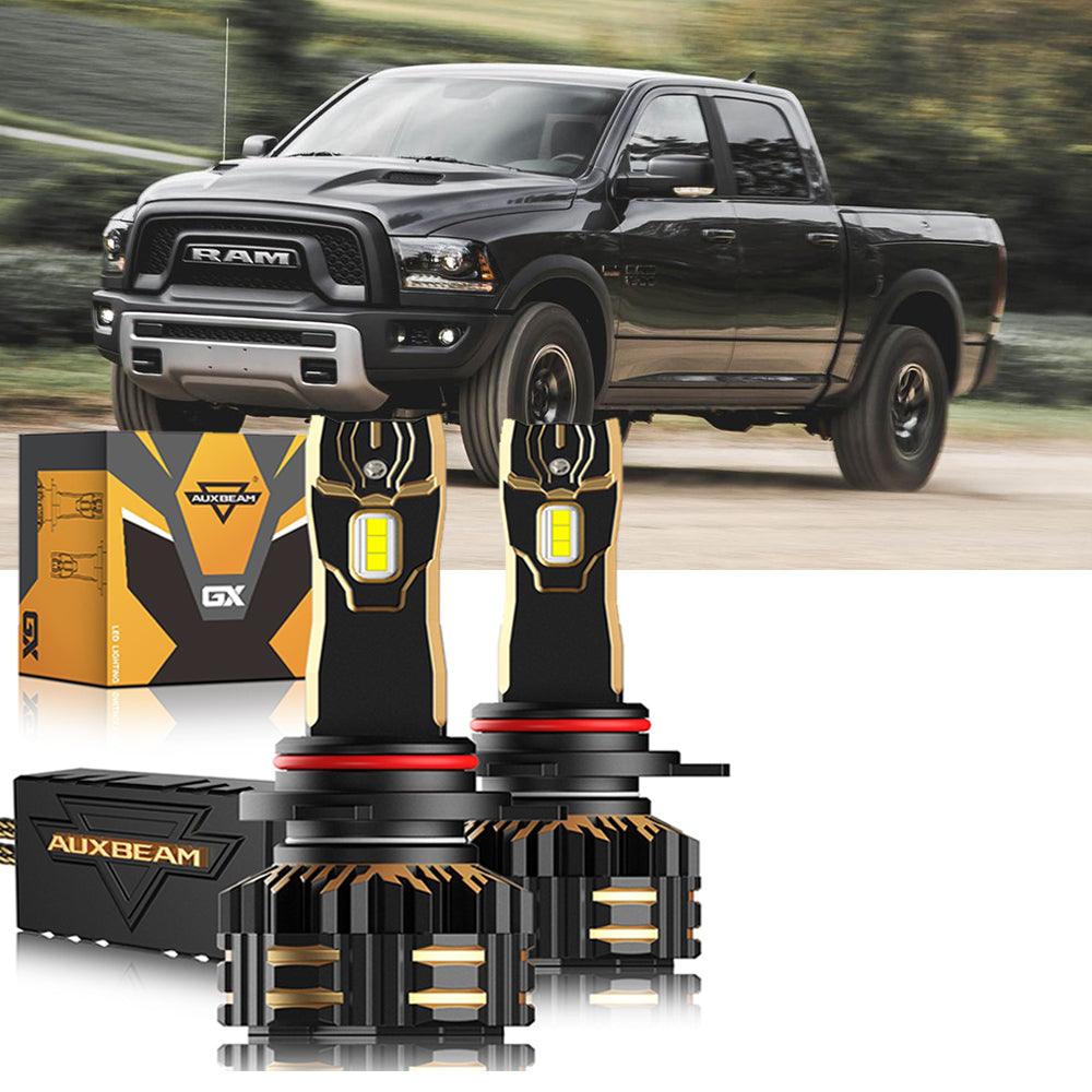 For 2015 Ram 1500 (with projector-type headlights) 9005 9012 LED Headlight Bulbs Bundle 