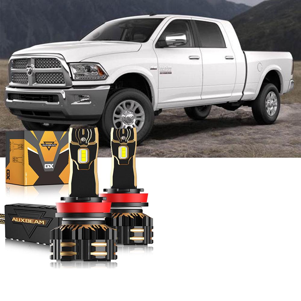 For 2018-2019 Ram 2500 (without projector-type headlights) 9005 h11 LED Headlights Bulbs Bundle