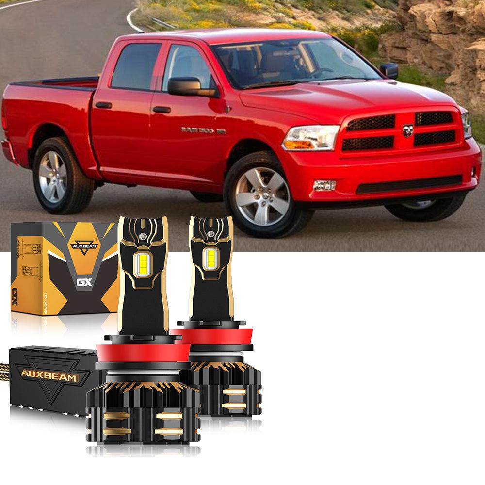 For 2011-2012 Ram 1500 (with 4 headlamps) 9005 H13 LED Headlight Bulbs Bundle 