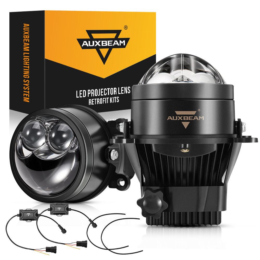 3 Inch 106W High Beam 70 Low Beam Bi-LED Projector Lens Fog Light 6000K Dual Direct-Beam Laser Spotlight For Toyota/Honda | 2PCS/Set