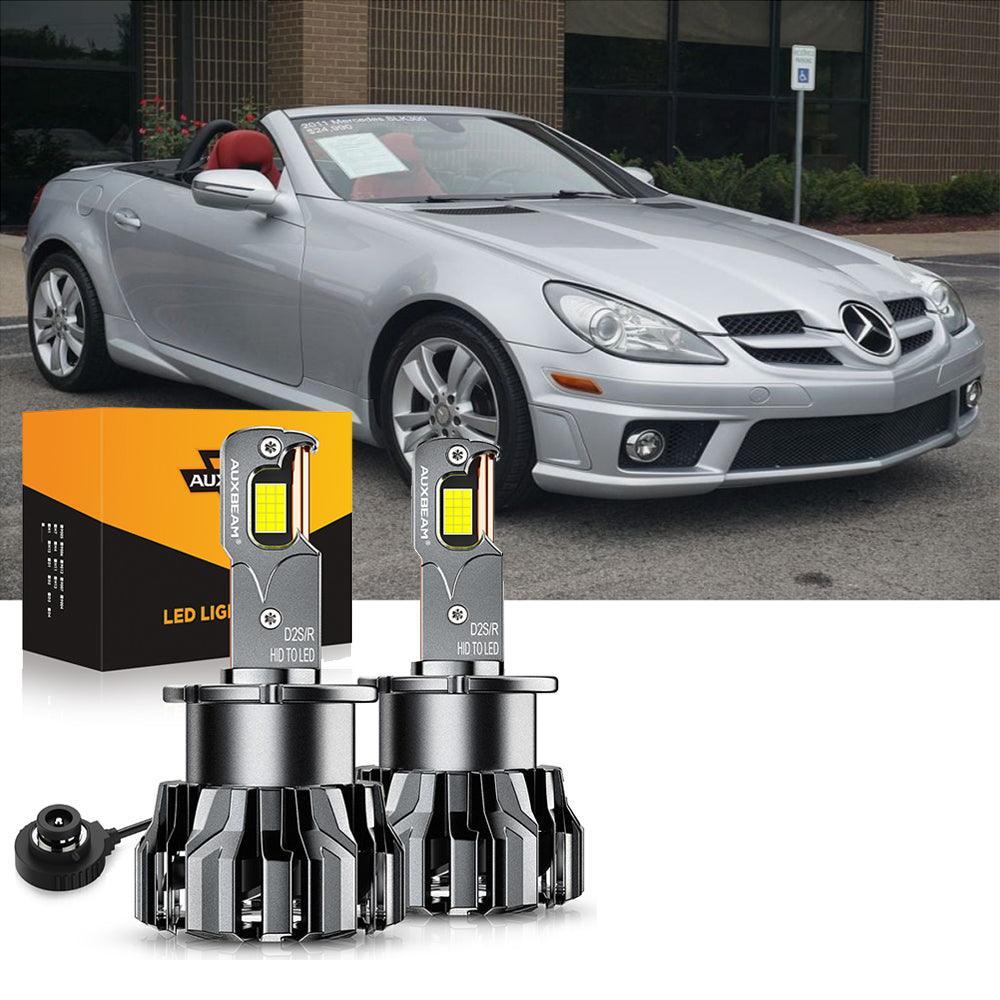 Para Mercedes-Benz SLK300 2009-2011 con faros HID, paquete de bombillas LED de haz alto y bajo
