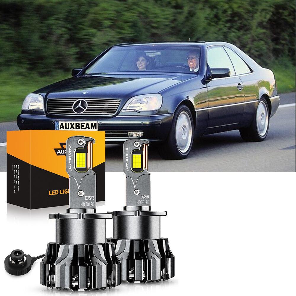 Para Mercedes-Benz CL500 2000-2009 con faros HID, paquete de bombillas LED de haz alto y bajo