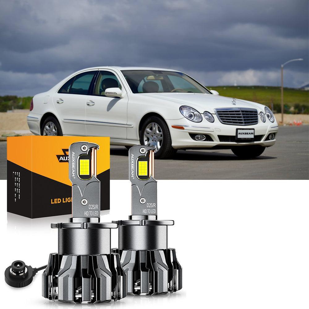 Para Mercedes-Benz E320 2000-2007 con faros HID, paquete de bombillas LED de haz alto y bajo
