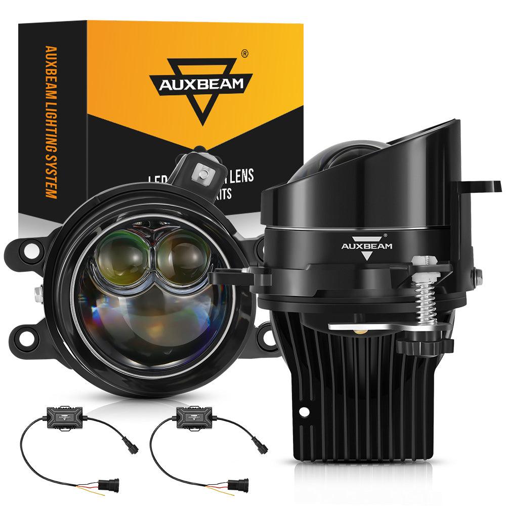 3 Inch 106W High Beam 70 Low Beam Bi-LED Projector Lens Fog Light 6000K Dual Direct-Beam Laser Spotlight For Toyota/Honda | 2PCS/Set