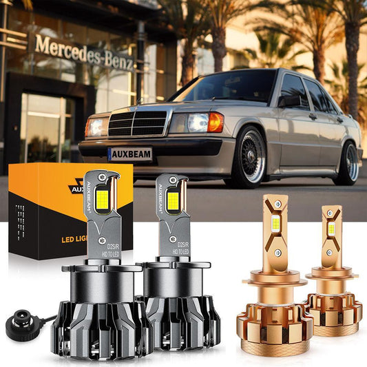 Para Mercedes-Benz E55 AMG 2000-2006 con faros HID, paquete de bombillas LED de haz alto y bajo