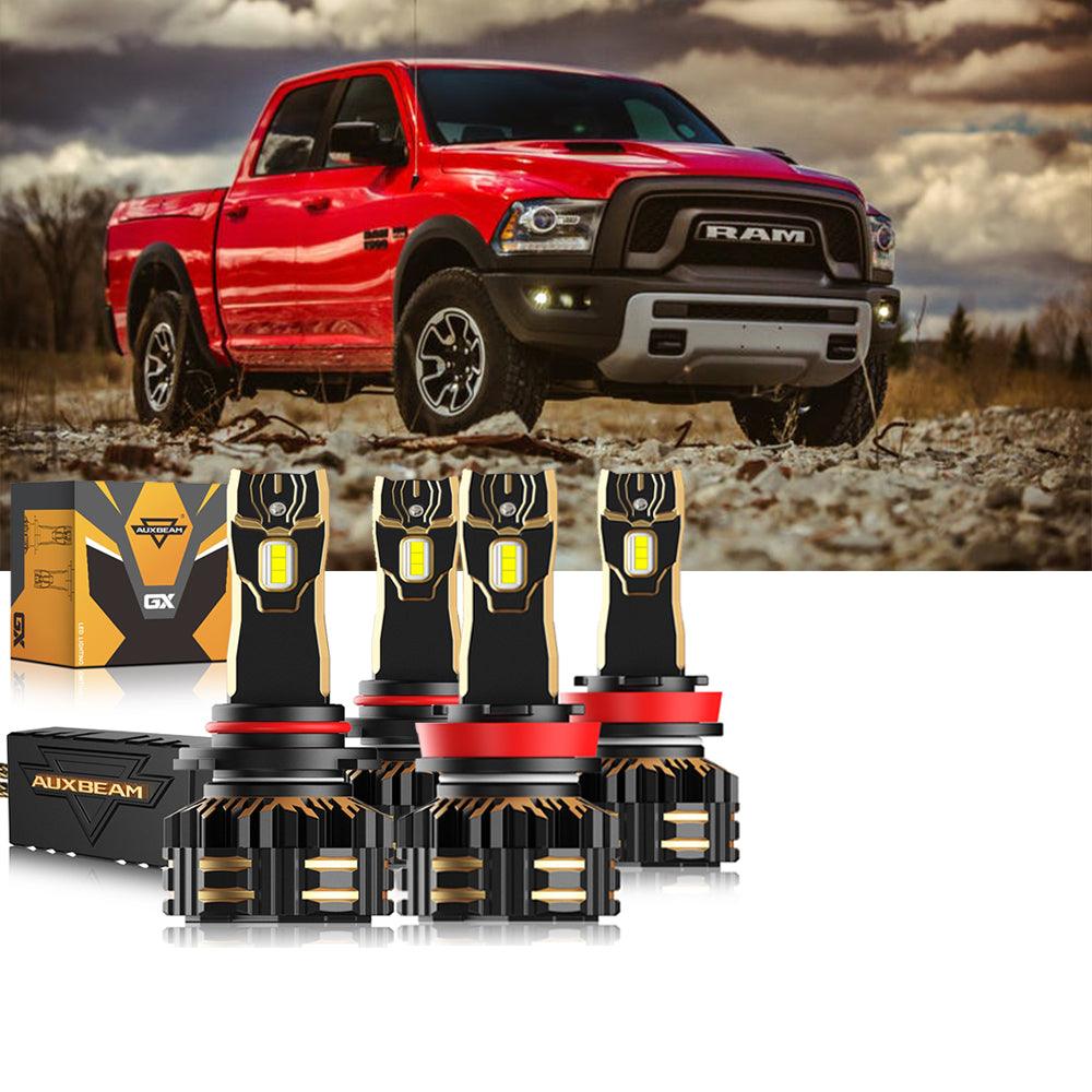 For 2016-2017 Ram 1500 ( without projector-type headlights) 9005 H11 LED Headlight Bulbs Bundle