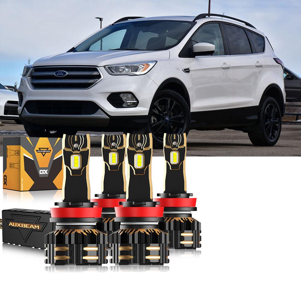 For 2017 Ford Escape H11 9005 LED Headlight Bulbs Bundle 