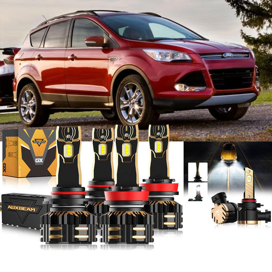 For 2013-2016 Ford Escape 9005 H11 LED Headlight Bulbs Bundle 