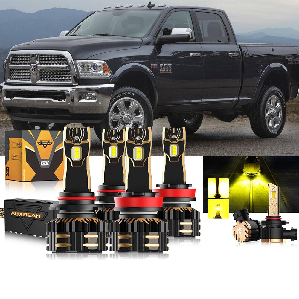 For 2016-2017 Ram 2500 (without projector-type headlights) 9005 H11 LED Headlights Bulbs Bundle