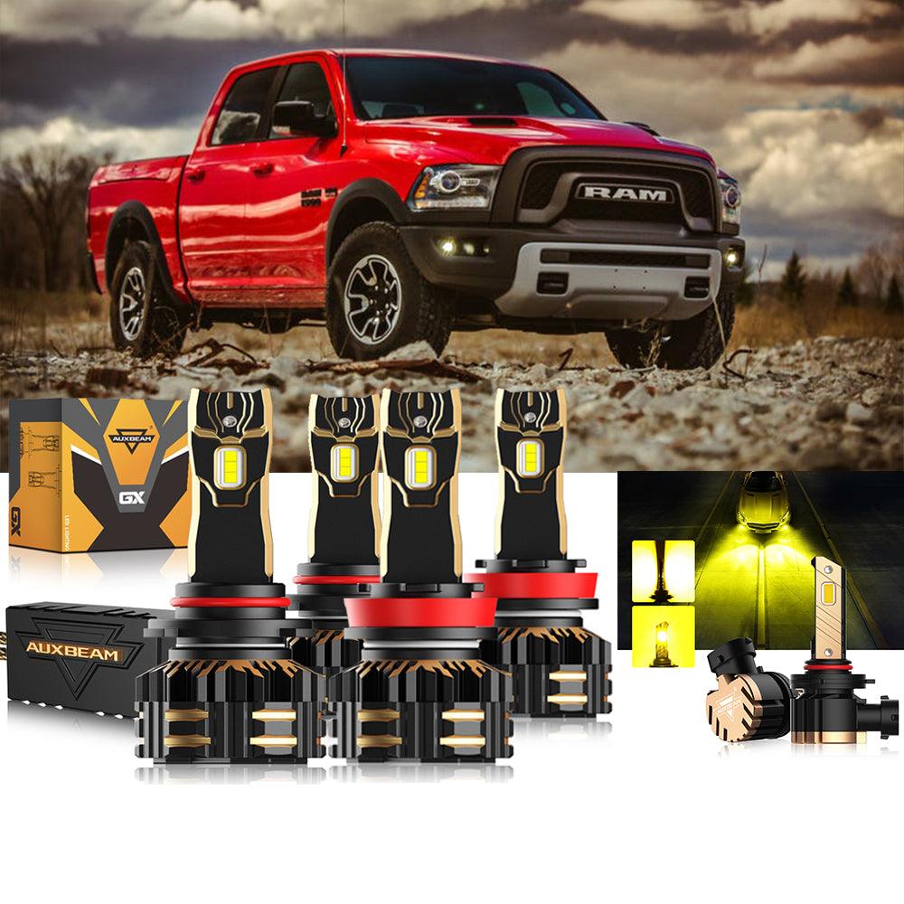 For 2016-2017 Ram 1500 ( without projector-type headlights) 9005 H11 LED Headlight Bulbs Bundle