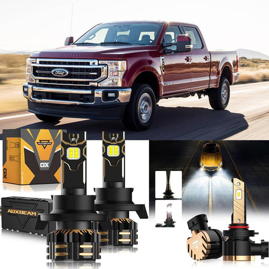 Para bombillas de faros delanteros LED H13 para Ford F-350 Super Duty 2005-2010.