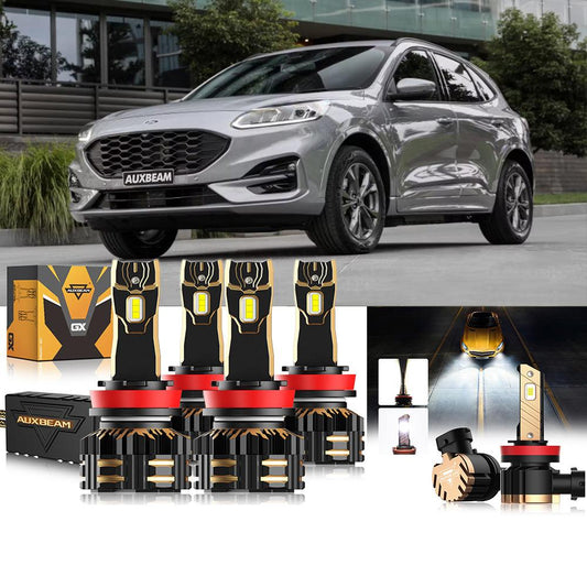 For 2018-2019 Ford Escape H11 LED Headlight Bulbs Bundle 