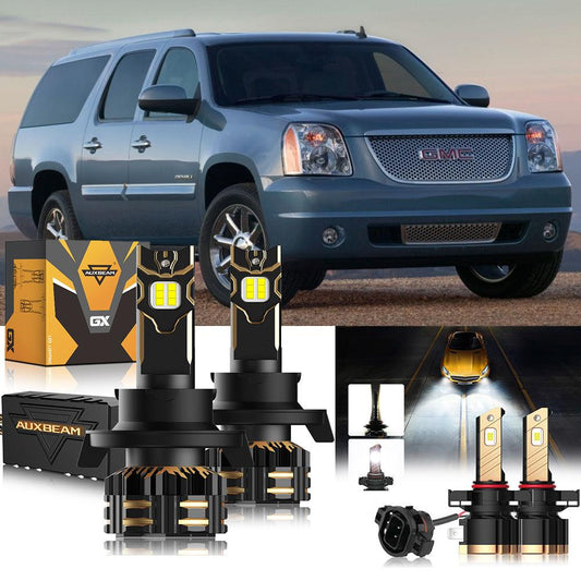 For 2007-2014 GMC Yukon XL 1500 H13 LED Headlight Bulbs Bundle