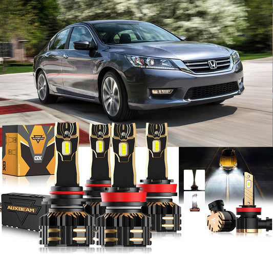For 2013-2015 Honda Accord 9005 H11 LED Headlight Bulbs Bundle