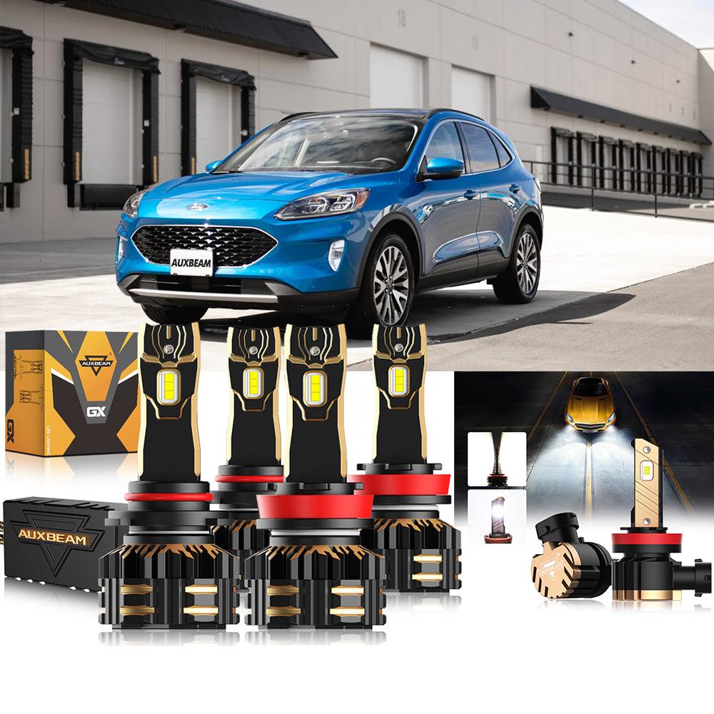 For 2020 Ford Escape 9005 H11 LED Headlight Bulbs Bundle 