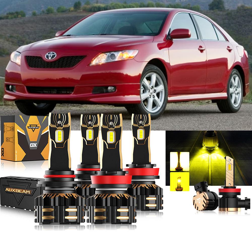 Para Toyota Camry 2007-2011 9005 H11 Paquete de bombillas LED para faros delanteros 