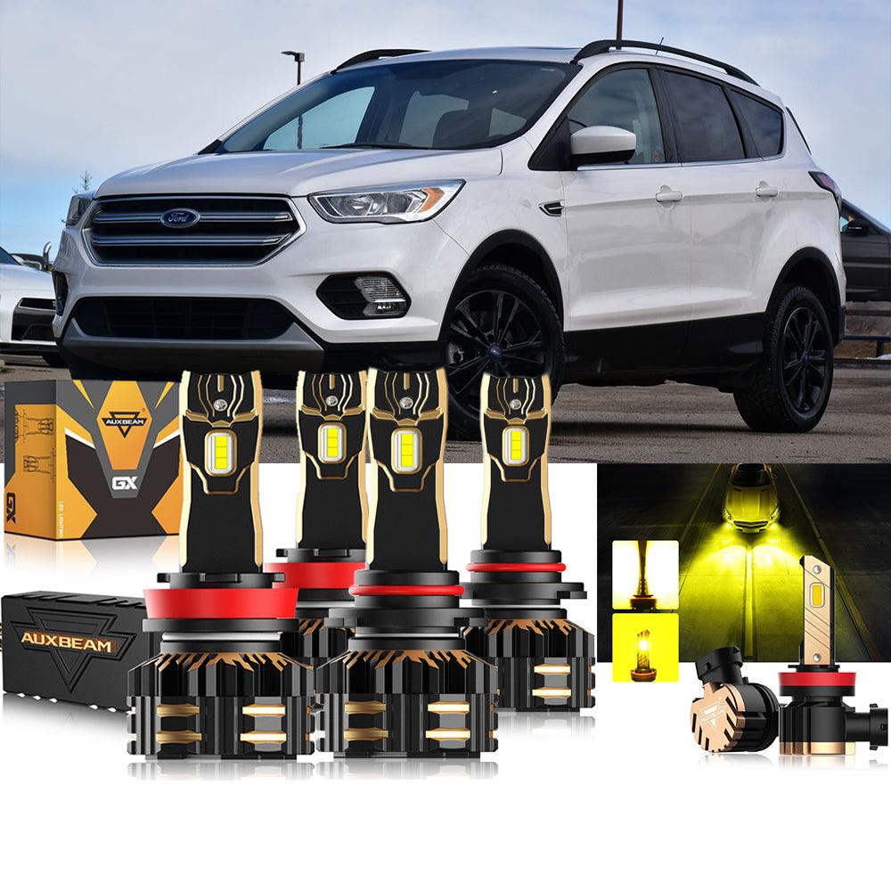 For 2017 Ford Escape H11 9005 LED Headlight Bulbs Bundle 