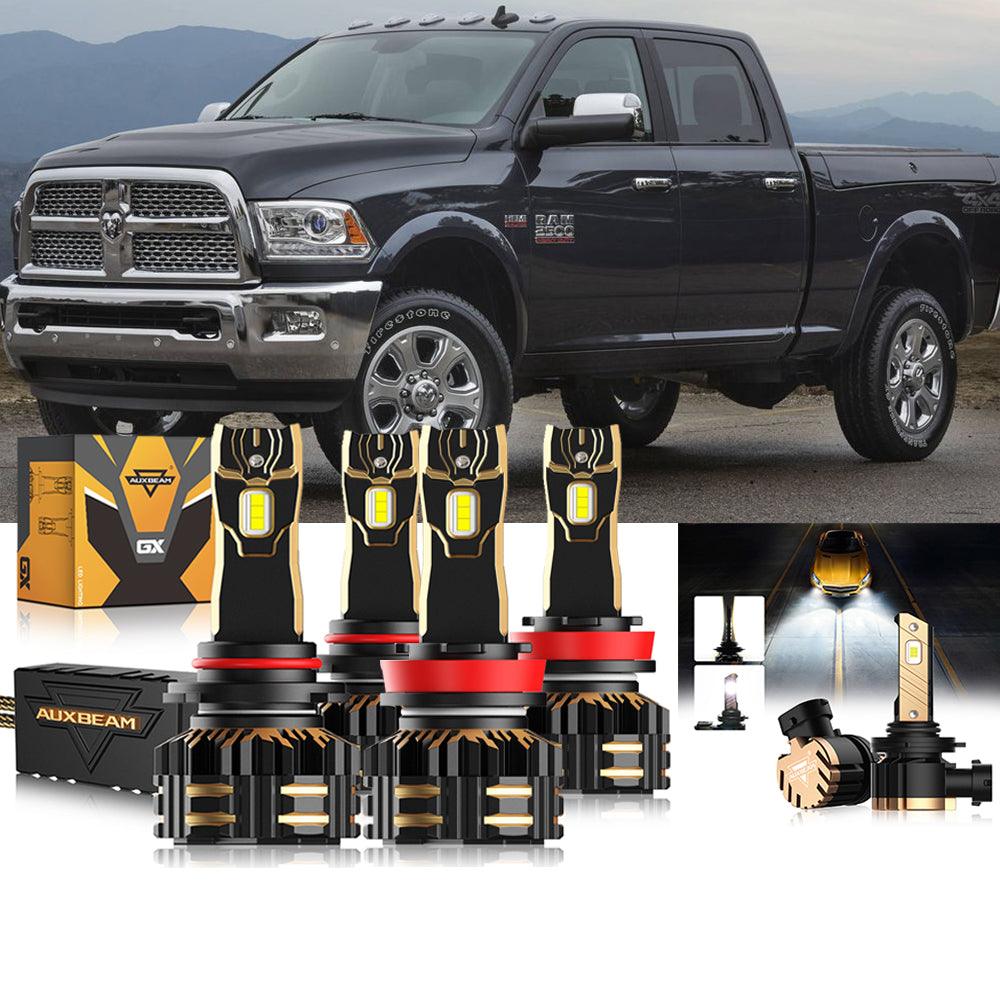 For 2016-2017 Ram 2500 (without projector-type headlights) 9005 H11 LED Headlights Bulbs Bundle
