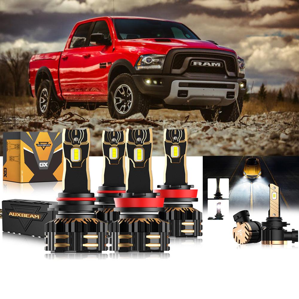 For 2016-2017 Ram 1500 ( without projector-type headlights) 9005 H11 LED Headlight Bulbs Bundle