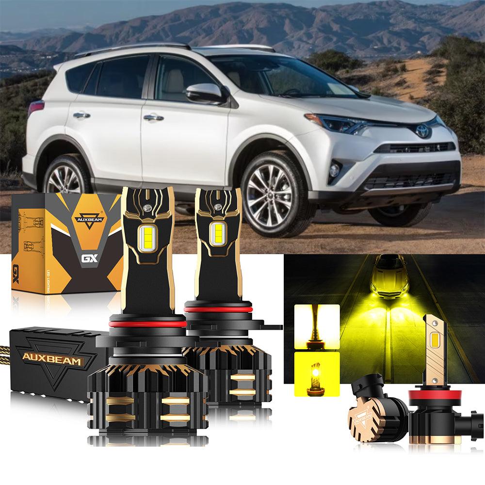 Paquete de bombillas LED para faros delanteros Toyota RAV4 2016-2018 9012