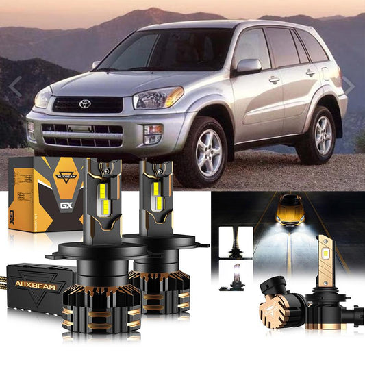 Paquete de bombillas LED para faros delanteros Toyota RAV4 H4 2001-2005.